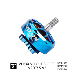 Velox v2207.5 V2 1750kv/1950kv 5-6S/2550kv 4S t-động cơ không chổi than FPV Racing Motor Quadcopter Drone Freestyle RC DC Motor - Product Image 3