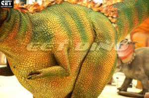 Costume de dinosaure T-REX grandeur nature pour adulte, modèle de dinosaure <span class=keywords><strong>Jurassic</strong></span> <span class=keywords><strong>World</strong></span> avec pattes cachées, pour Halloween, intérieur et extérieur - Product Image 4