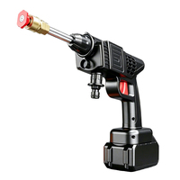 Pistol Semprot Taman Listrik Tanpa Kabel Baterai Lithium-ion Profesional 1800W 870 PSI Tekanan Tinggi Dapat Diisi Ulang Portabel Untuk Penggunaan Rumah Tangga Selang 5m