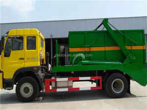 HOWO 4X2 Camión de basura de compresión, cargador hidráulico, camión de basura con cargador trasero, brazo oscilante, contenedor de basura - Product Image 3