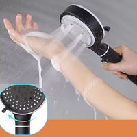 Gun Grey Douchette à main 5 modes de pulvérisation Filtre anti-calcaire haute pression avec jet de massage Populaire