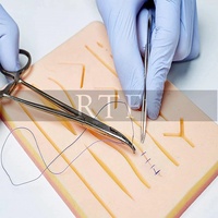 Kit de pratique de suture en silicone réutilisable |   Coussin de suture médical durable pour étudiants et professionnels