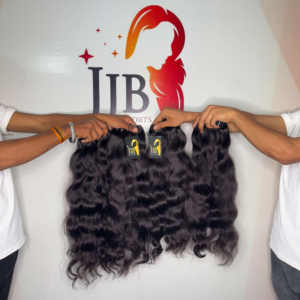 Paquetes de cabello rizado de templo indio crudo, vendedores de cabello sin procesar de templo crudo, proveedores de cabello de templo crudo de donante único - Product Image 2