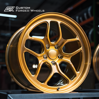 Jantes arrière forgées Beadlock 5x114.3 pour voitures de dragster Mustang GT 17 18 19 pouces Monobloc en aluminium 6061 T6 Logo personnalisé