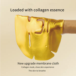 Hidrogel facial OME de etiqueta privada Hidratante y blanqueamiento Mascarilla facial de colágeno dorado de 24K - Product Image 2