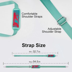 Sangle réglable sac <span class=keywords><strong>de</strong></span> transport <span class=keywords><strong>de</strong></span> <span class=keywords><strong>bouteille</strong></span> <span class=keywords><strong>d</strong></span>'<span class=keywords><strong>eau</strong></span> refroidisseur en néoprène durable pour gobelet Stanley 40 oz avec poche à fermeture éclair manchon <span class=keywords><strong>de</strong></span> protection - Product Image 4