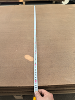 Panneau dur de Brown 1220X2440mm/papier de fibre/panneaux de fibres colorés par conseil en bois