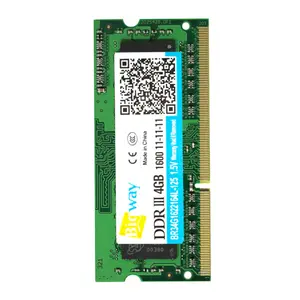 1333 Ram per Laptop Bigway Factory Dual Channel garanzia a vita Non Ecc 256mb * 8 Ddr3 4gb SODIMM 1600 Orignal/ett Guangdong 8C