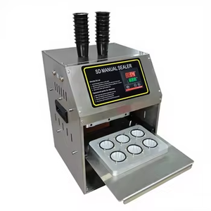 稳定热封手动6孔K杯封口机不锈钢和铝箔封口设备 - Product Image 1