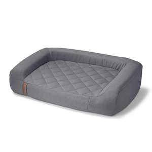Cama para perros personalizada de forma cuadrada, rellena de fibra de poliéster, lavable a mano, para perros pequeños y medianos. - Product Image 4
