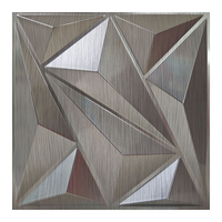 Panneau mural 3D en PVC de haute qualité |   Panneau d'accentuation intérieur moderne pour salle de bain et hôtel, texturé, antistatique, léger et durable