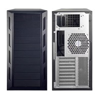 Macase USB 3.0 Aluminum Alloy Mid Tower Gaming PC Case Side Panel Window Pre-installed Fans Modular Design EATX Form Factor