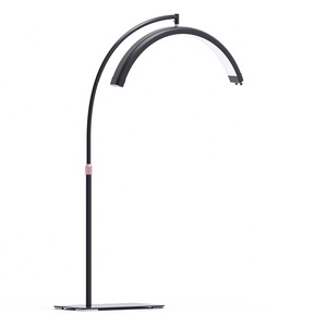 Lampe professionnelle pour cils, lumière lunaire, lampe à cils pour photographie, anneau lumineux avec support de téléphone, extension de cils, beauté - Product Image 1