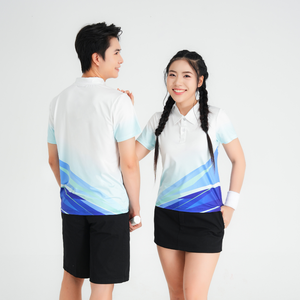 Polo de sport unisexe à séchage rapide et respirant pour hommes et femmes, vêtements de sport pour le tennis et le golf, fabricant OEM - Product Image 5
