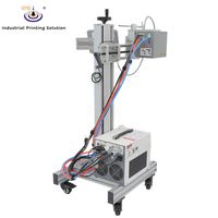 Machine de marquage laser UV volante IPS-LUV10W T, haute précision pour le codage des emballages électroniques en plastique