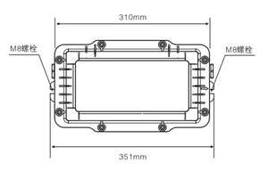 Luminaire de signalisation d'urgence en cas d'incendie Lumière antidéflagrante pour l'indication de sortie dans les zones inflammables et explosives - Product Image 2