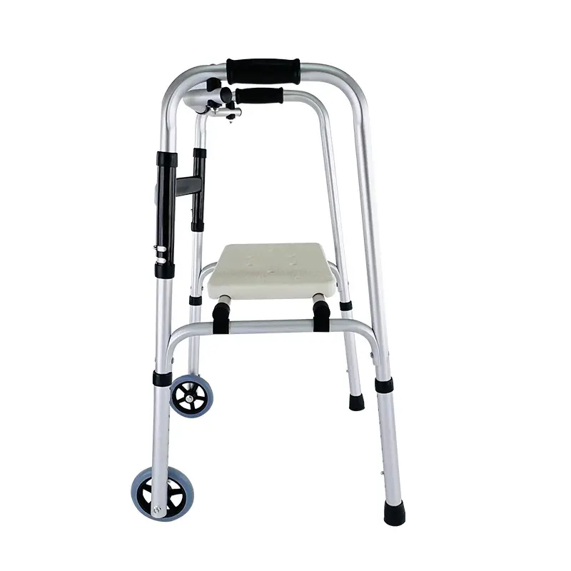 Rollator de marcheur droit pliant adulte de haute qualité