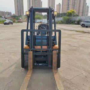 For 7F 3T Manual Forklift Used High Efficiency Diesel Machinery <b>Transporting</b> Terrain Original Paint Repair 2020 Model - Product Image 4