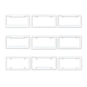 Cá Nhân Màu Đen Nhôm Hợp Kim Giấy Phép Tấm Khung Biểu Tượng Tùy Chỉnh Phê Duyệt Bán Buôn Kim Loại Xe Giấy Phép Tấm Khung - Product Image 6