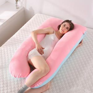 <span class=keywords><strong>Almohada</strong></span> de embarazo de terciopelo al por mayor <span class=keywords><strong>almohada</strong></span> corporal de maternidad con funda extraíble almohadas lumbares largas para mujeres embarazadas - Product Image 4