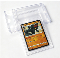 Boîte de rangement magnétique en acrylique pour cartes Star Cards PKM & YGO & OPCG, personnalisable, rectangulaire, aimant puissant, pour jeux de table