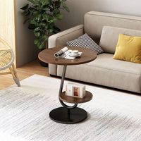 Mini petite table d'appoint de maison | Table basse de salon à cadre en fer simple | Table d'appoint de canapé mobile solide et durable