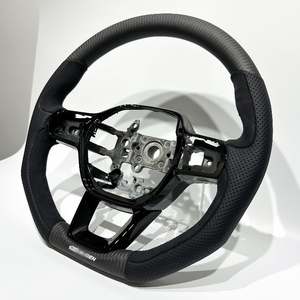 Volante de Fibra de Carbono para <span class=keywords><strong>Honda</strong></span> <span class=keywords><strong>Civic</strong></span> 10ª y 11ª Generación (2009-2019), Estilo Mugen Mate, Envío Rápido, Gran Venta - Product Image 4