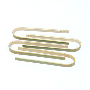 Hot Sale 100% Natural Bamboo U-Shaped Food Picking Clips Disposable Utensils-Bamboo <strong>Tongs</strong> - Product Image 6