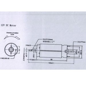 Motor Eléctrico Miniatura Hb-C 395 de Longitud Extendida DC para Lavadora Industrial de Piezas, Limpiadora de Alta Presión, Bobina Metálica, Certificado RoHS - Product Image 5