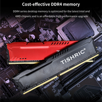 Mémoire RAM TISHRIC DDR4 8/16 Go 3200 MHz DIMM pour ordinateur de bureau, carte PCB 8 couches DDR4 3200 MHz pour carte mère de bureau