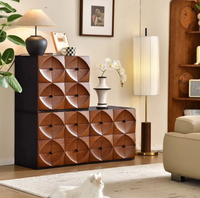 Meuble de salon combiné, armoire de rangement, table de chevet
