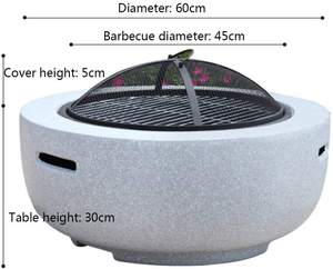 Pozo <span class=keywords><strong>de</strong></span> fuego <span class=keywords><strong>de</strong></span> hormigón MgO <span class=keywords><strong>para</strong></span> exteriores Parrilla <span class=keywords><strong>de</strong></span> fuego redonda <span class=keywords><strong>para</strong></span> carbón y leña Parrilla <span class=keywords><strong>de</strong></span> barbacoa <span class=keywords><strong>para</strong></span> patio exterior Jardín - Product Image 6
