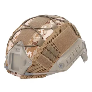 Cubierta de casco táctico rápido para deportes, accesorios de camuflaje táctico de tela Multicam, gran oferta