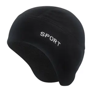 100% Polyester cực Fleece Beanie mũ ấm earflap sọ cap với vành tai ngoài trời trượt tuyết Windproof earflap hat cho đi xe đạp