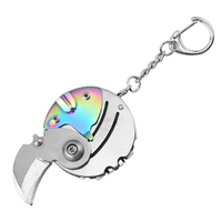 Outil multifonction EDC 6 en 1 avec porte-clé couteau de poche, meilleure vente