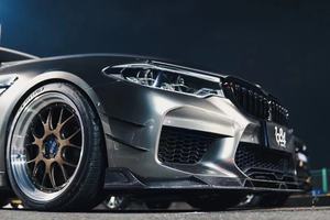 ตัวแยกลิ้นหน้าคาร์บอนไฟเบอร์,สำหรับ BMW F90 M5 Lci ก่อน Lci กันชนหน้าแบบเอ - Product Image 6