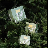 Boîtes cadeaux et artisanales jetables en papier d'art de luxe, design unique et élégant, haute qualité en stock