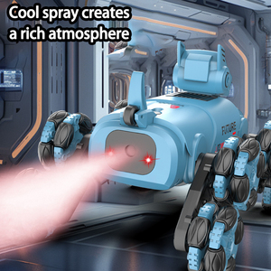 <span class=keywords><strong>Control</strong></span> remoto 360 grados deriva rotación truco música luz mecánica <span class=keywords><strong>Robot</strong></span> perro Spray <span class=keywords><strong>Control</strong></span> RC Animal juguete con 3 colores - Product Image 4