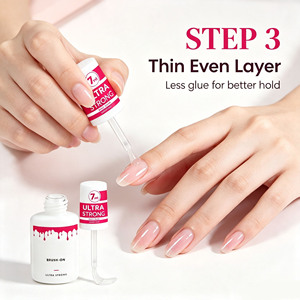 <b>Brush</b> On Nail Glue for Press On Nails, Quick Dry Ultra Strong - 7ml | Quick Dry, Ultra Strong - Product Image 3