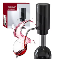 Aérateur de vin électrique personnalisé sans MOQ, distributeur automatique rechargeable, verseur de vin intelligent, décanteur, cadeau pour mariage
