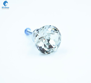 China Manufacture Cheap 1 Inch Decorative Natural Colour <strong>Cabinet</strong> <strong>Crystal</strong> <strong>Knobs</strong> Handles - Product Image 6