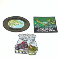Custom Cool Moreel Designer Hoed Stof Geweven Volledig Geborduurd Logo Ijzer Op Borduurwerk Badges Patches Voor Jassen Hoeden Kleding