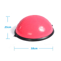Machine d'entraînement créative pour le sport et le yoga, appareil de fitness Pilates, demi-ballon d'équilibre pour le yoga, entraîneur Pilates, ballon d'ondulation rapide