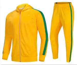 2021 جديد وصول الرجال ملابس بوليستر رياضية مع الجبهة زيبر البلوز مع جيوب الرجال زمم الدنيم متماسكة البلوز