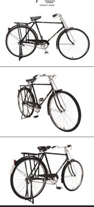 <span class=keywords><strong>Bicicletta</strong></span> <span class=keywords><strong>da</strong></span> Strada Classica Retrò per Adulti, Monovelocità, in Acciaio, <span class=keywords><strong>28</strong></span> Pollici, Leggera e Versatile per Uso Quotidiano - Product Image 3