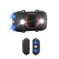 CR04 Système de haut-parleurs double répulsif pour rongeurs Technologie de lumière stroboscopique Triple alimentation Fonction de commutation automatique