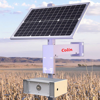 Système de panneaux solaires hors réseau à protection multiple avec vidéosurveillance pour la surveillance des éoliennes et des panneaux solaires