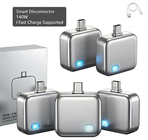 Cargador al por mayor de 140W PD Tipo-C con apagado automático inteligente y protector contra sobrecarga, desconexión automática para carga segura durante la noche - Product Image 1