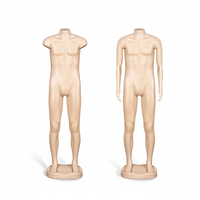 Mannequin de couture homme en plastique intégral pas cher avec support, directement de l'usine de mannequins