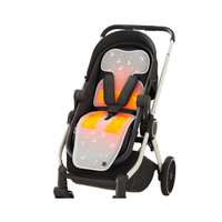 Siège auto bébé en peluche douce, lavable en machine, imperméable, certifié CE, avec trois réglages de température, chauffage rapide, ANJUNY.